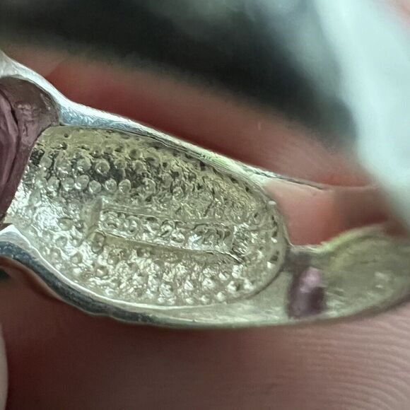Vintage Clyde Duneier 1.87 ct Oval Amethyst Ring Size 6.5 CID 14K 925 - Picture 5 of 15